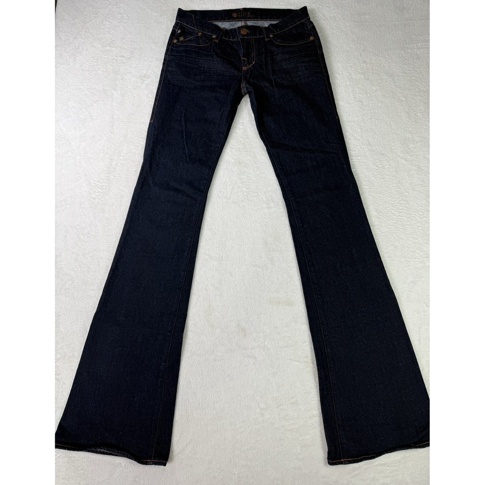 Rock & Republic Kurt Bootcut Jeans Womens 26 X 34 Denim Dark Wash USA